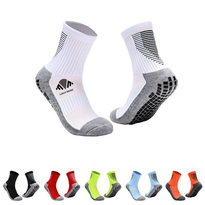 Anti-Slip Glue Dot Soccer Socks