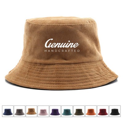 Corduroy Bucket Hat