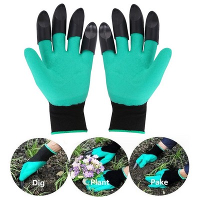 Unisex Water Resistant Claw Gardening Gloves For Planting