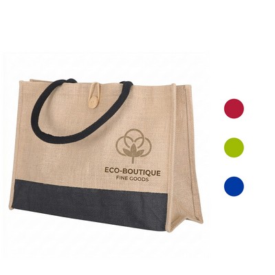 Customizable Jute Tote Bag