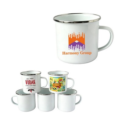 12oz Enamel Camping Mug