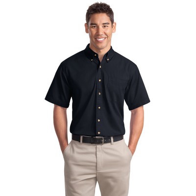 Port Authority® Short Sleeve Twill Shirt.