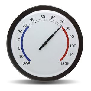 "CALIENTE" 14" Wall Thermometer