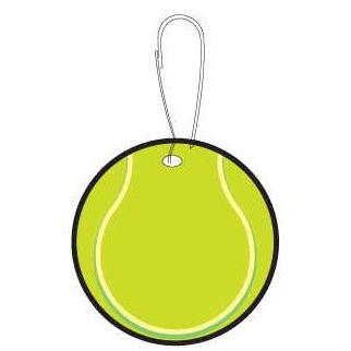 Tennis Ball Zipper Pull