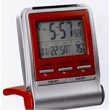 Flip Cover Travel Atomic Clock