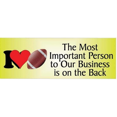 I Love Football Panoramic Photo Hand Mirror (1 5/8"x4 5/8")