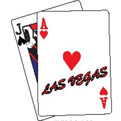Las Vegas Blackjack Gift Shop Quality Magnet w/ Full Magnet Back (8 Square Inch)