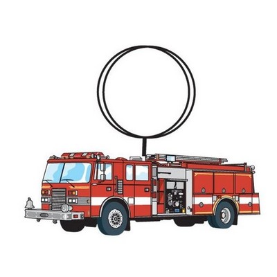 Fire Truck Executive Key Chain w/Mirrored Back (12")