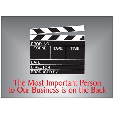 Clapboard Rectangle Photo Hand Mirror (2½"x3½")