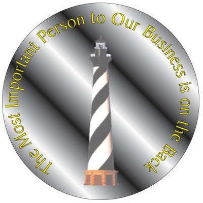 Lighthouse Photo Hand Mirror (2½" Diameter)