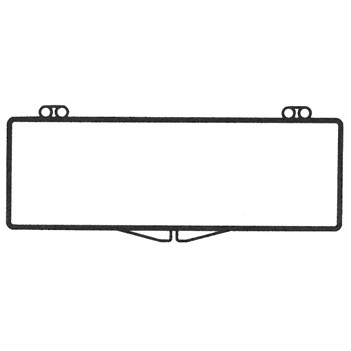 Rigid Clear Hinged Plastic Box (3 3/4"x1 3/16"x5/8")