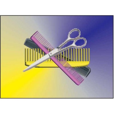 Beautician Combo Rectangle Metal Photo Magnet (2"x3")