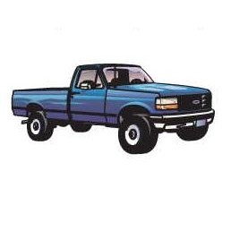 Blue Pick Up Mighty Mini Magnet