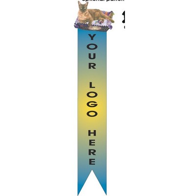 Asian Chocolate Smoke Cat Bookmark w/ Black Back