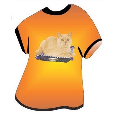 British Shorthair Cat T Shirt Acrylic Coaster w/Felt Back