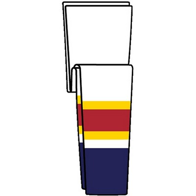 Florida Pro Series White & Blue Home Socks w/Red & Gold Stripes