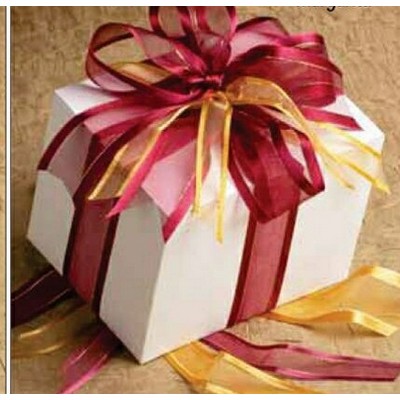 1 1/2" Margarita Gilded Sheer Edge Ribbon