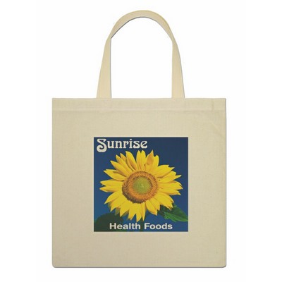 Canvas Flat Tote Bag (14"x14")