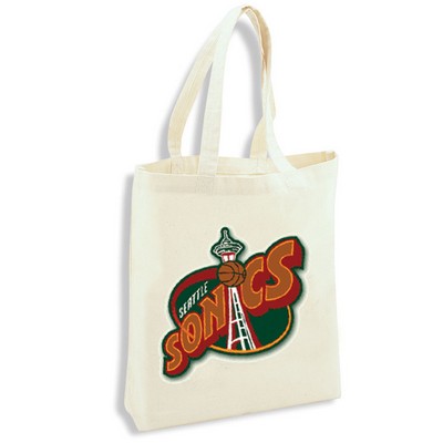 Zipper Canvas Tote Bag (18 1/2"x13")