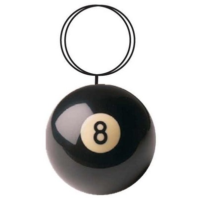 8-Ball Promotional Key Chain w/ Black Back (10 Square Inch)