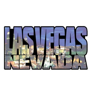 Las Vegas City Scape Maxi Magnet (2 Square Inch)