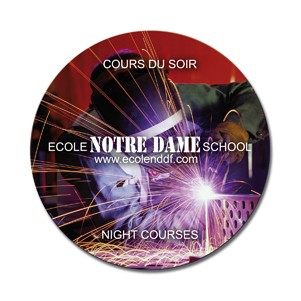 4" Round Indoor Use Magnet