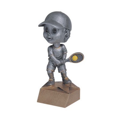 Male Tennis Bobble Head