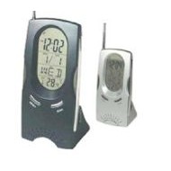 Gray & White Digital FM Radio w/Clock