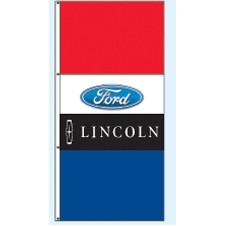 Single Faced Free Flying Drape Flags- (Ford® Lincoln®)