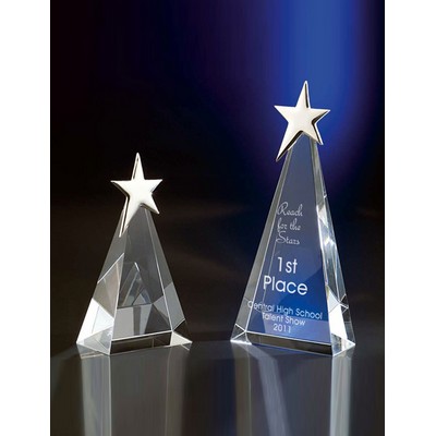 Show Time Optic Crystal Award (3½"x 6¾")