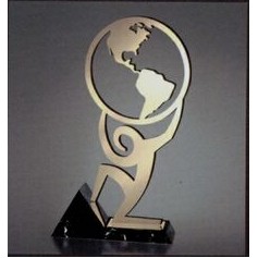 Champion Atlas Award w/ Marble Base