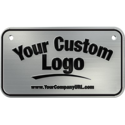 Spot Color Embossed Aluminum Motorcycle Plate (Imported)