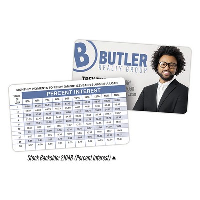 Extra-Thick UV-Coated (1S) Business Card - 3.5x2 (2-Sided) Round Corners - 14 pt.