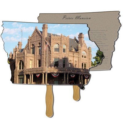 Iowa State Recycled Hand Fan