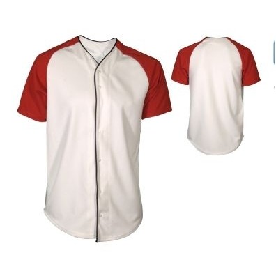 Youth Cool Mesh Pro-Style Full Button Baseball Jersey Shirt w/Raglan Sleeve