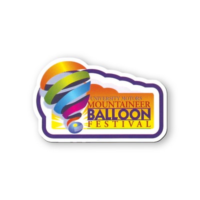 13 to 13.9 Square Inch Custom Shape Vinyl Magnet - 30mil