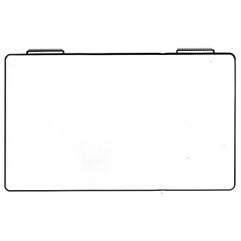 Rigid Clear Hinged Plastic Box (10 3/8"x6"x2")
