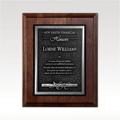 Arrival - Silver Deep Relief Plaque 12x15