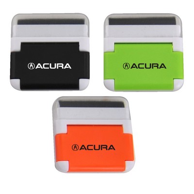 Phone Stand w/Built-In Cleaning Wipe