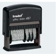 Trodat® Printy Dater Rectangle Self Inking Stamp (5/32" x 1"), Non-Customizable