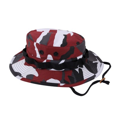 Red Camouflage Boonie Hat