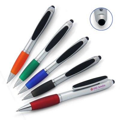 Stylus Ballpoint Pen with Screen Cleaner