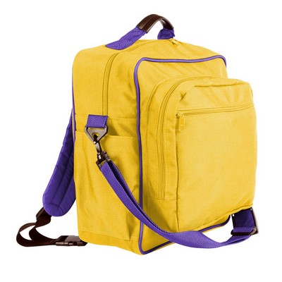 USA & Union Made 600D Poly Daypack Rucksack (12.5"x14.5"x5")