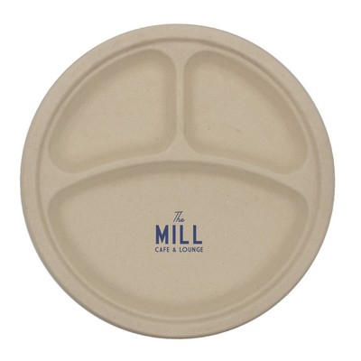 10" Eco-Friendly Compartment Paper Plate - High Line
