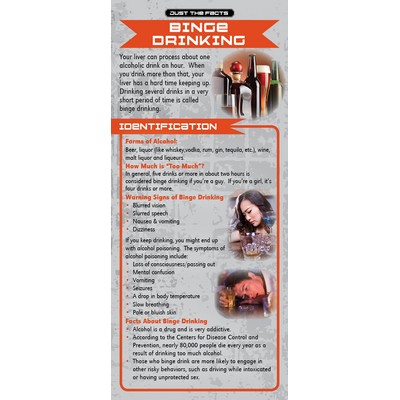 Binge Drinking Just the Facts Rack Card