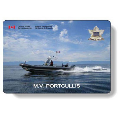 Rubber Back Mousepads with Sealed Edges / Rectangle (7.5" x 11") Four Color Digital Imprint