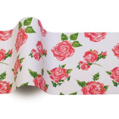 Botanicals Cottage Rose Stock Design Tissue Paper (B)