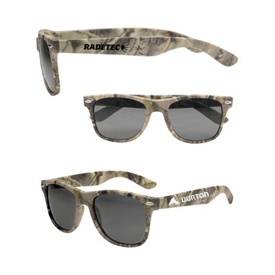 Union Printed - Camo Desinged Sunglasses with 1-Color Logo