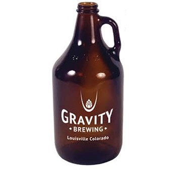 32 Oz. Amber Growler Jug