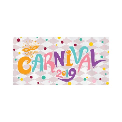 Rectangle Sticker | Square Corner | 2" x 4" | Clear Static | Static Face | Digital